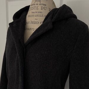 Larry Levine brand women’s charcoal gray wool coat
